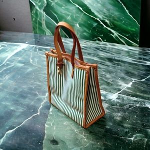 Vintage striped Dooney & Bourke handbag